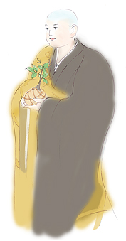 留学僧と茶の木