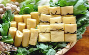 切小巻ゆばとおはらぎゆばの鍋物