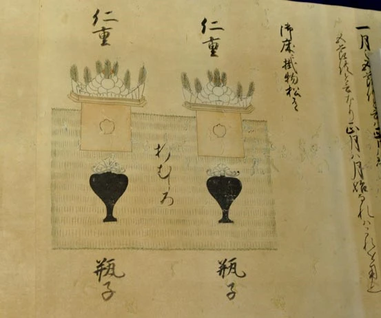 饗膳の図