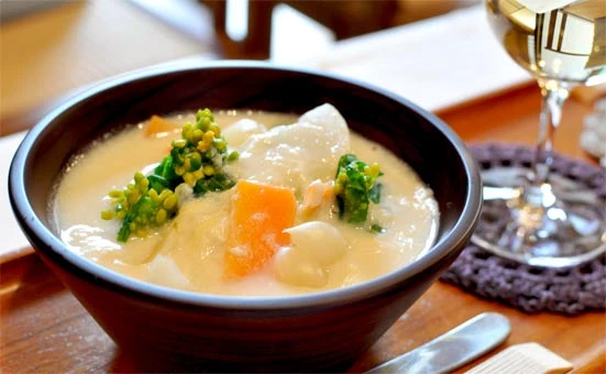 つまみゆばの白味噌ポトフ（京ゆばレシピ）
