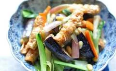 とゆゆばの中華風炒めもの（ and more 中華風そう麺 ）