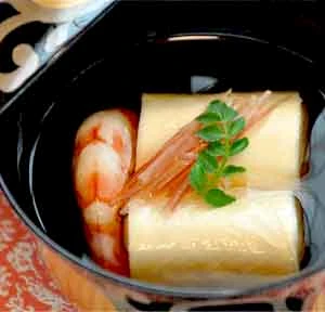 生小巻ゆばのお吸い物＿京湯葉レシピ